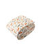 Tiny Toes Duvet Crib Safari White 75x100cm