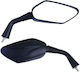 WFO Motorcycle Mirror 1pcs Black