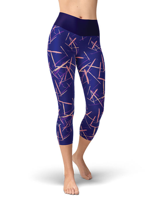 blue lines leggings