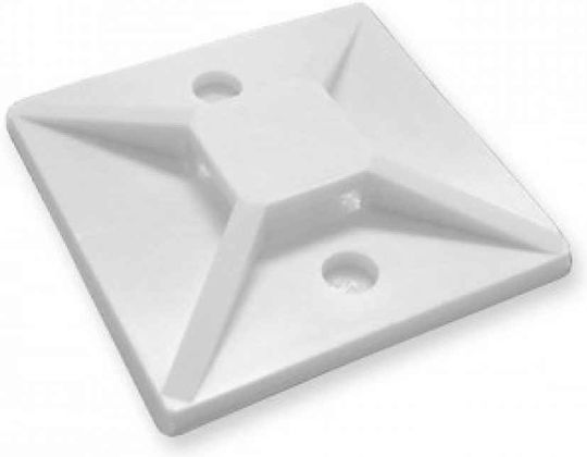 Panafix Panafix Прилепваща Кабелна Връзка Mount 30mm x 30mm 100pcs Бял 08-00304 100pcs