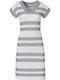 Rochie - Zig Zig Zig Stripe - 16231-208-3 Black-White Pastunette