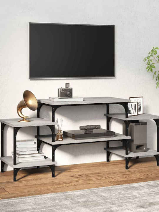 TV Stand Wooden Grey Sonoma L117xW35xH52cm