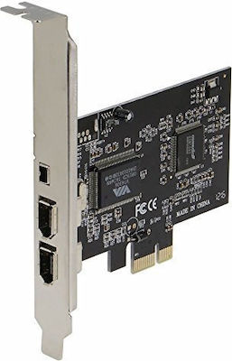 PCΙ Express σε 2x Firewire 6pin και IEEE 1394A Firewire 4pin (Oem) (Bulk)