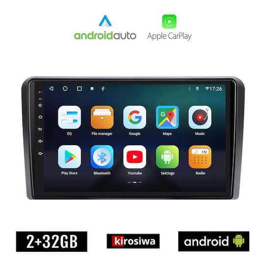 Kirosiwa Auto-Audiosystem Hummer H1 2007> (Bluetooth/USB/AUX/WiFi/GPS/Apple-Carplay/Android-Auto) mit Touchscreen 9"