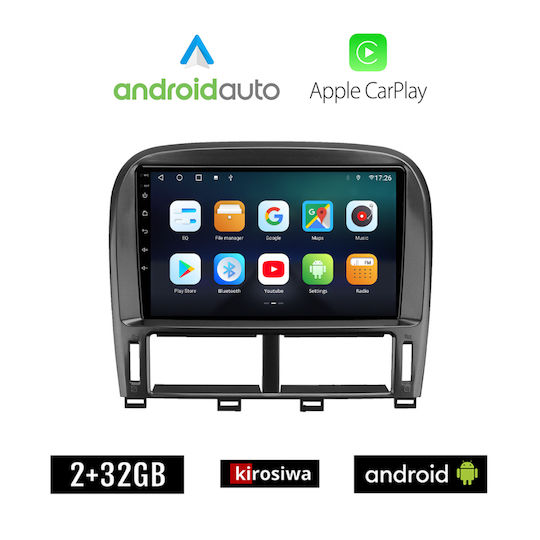 Kirosiwa Auto-Audiosystem für Jaguar XF Lexus E-Commerce-Website 2000-2006 (Bluetooth/USB/AUX/WiFi/GPS/Apple-Carplay/Android-Auto) mit Touchscreen 9"