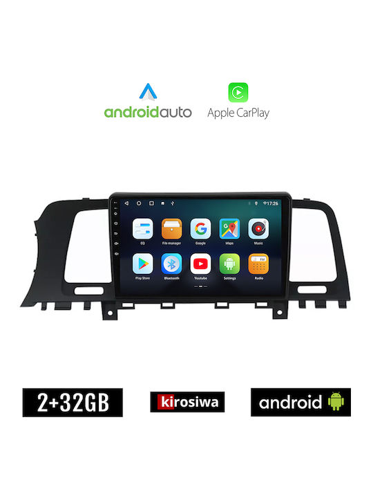 Kirosiwa Car Audio System for Nissan Murano 2007-2014 (Bluetooth/USB/AUX/WiFi/GPS/Apple-Carplay/Android-Auto) with Touch Screen 9"