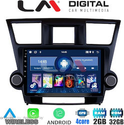 LM Digital Car Audio System for Toyota Highlander 2008 > 2015 (WiFi/GPS) with Touch Screen 10"