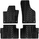 Lampa Set of Front and Rear Mats 4pcs for Seat Alhambra Volkswagen Sharan Black