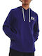 Rival Terry Sweatshirt with Hood Navy Blue