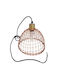 Atmosphera Pendant Light Bronze Grid with Socket E27