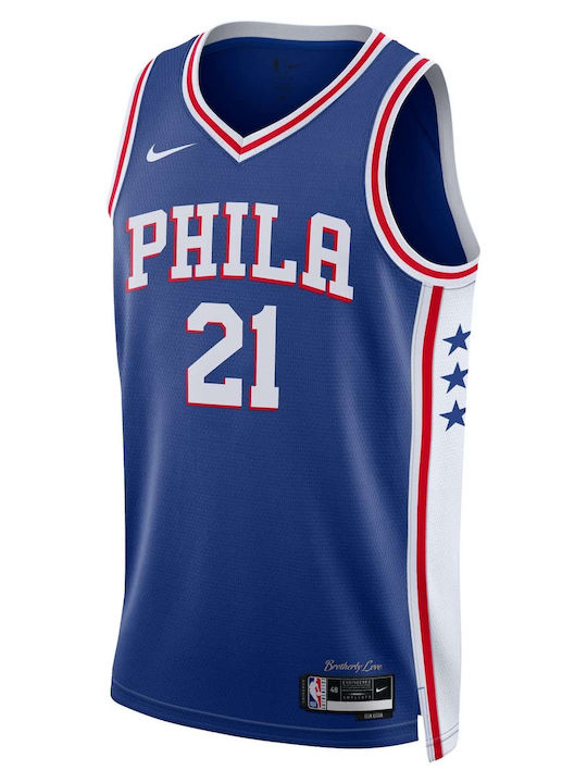 Philadelphia 76ers Icon Edition Ανδρική Φανέλα Εμφάνισης Μπάσκετ