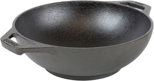 Lodge Wok made of Cast Iron 15.87cm