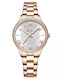 Curren Women's Watch with Metal Bracelet Rose Gold/Silver
