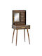 Wooden Makeup Dressing Table 60x45x134cm