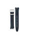 Swatch Leather Strap Blue 17mm