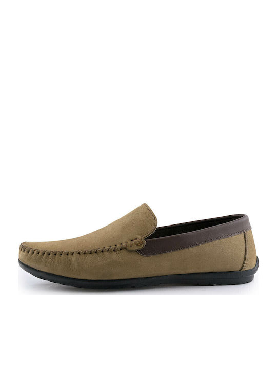 Men's Suede Moccasins Cigar