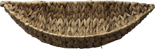 Zaros Decorative Basket Wicker Brown 44cm