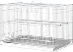 Pawhut Metallic Bird Cage 60x41x41cm