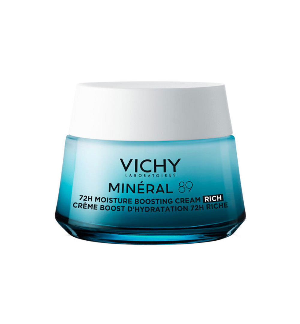 Vichy Mineral 89 Rich 72ωρη Κρέμα Προσώπου για Ενυδάτωση & Σύσφιξη με Υαλουρονικό Οξύ & Προβιοτικά 50ml
