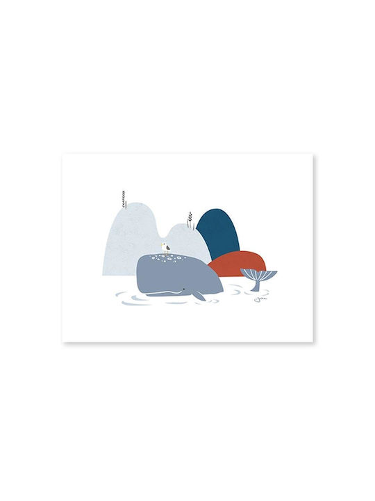 Poster 30x40 Whale, LILIPINSO