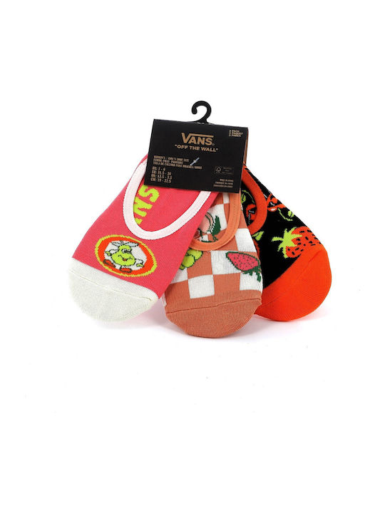 Vans Παιδικά Σοσόνια LET THERE BE FRUIT Πολύχρωμα 3 Ζευγάρια