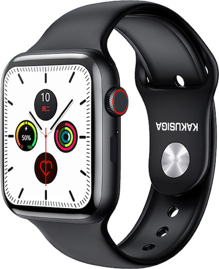 Kaku KSC-765 Smartwatch mit Pulsmesser (Schwarz)