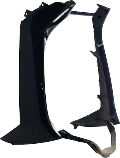 Znen Motorcycle Middle Fairing Spare Front Circumference for Comet Black 1pcs