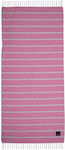 Greenwich Polo Club Beach Pareo with Fringes Pink 170x80cm