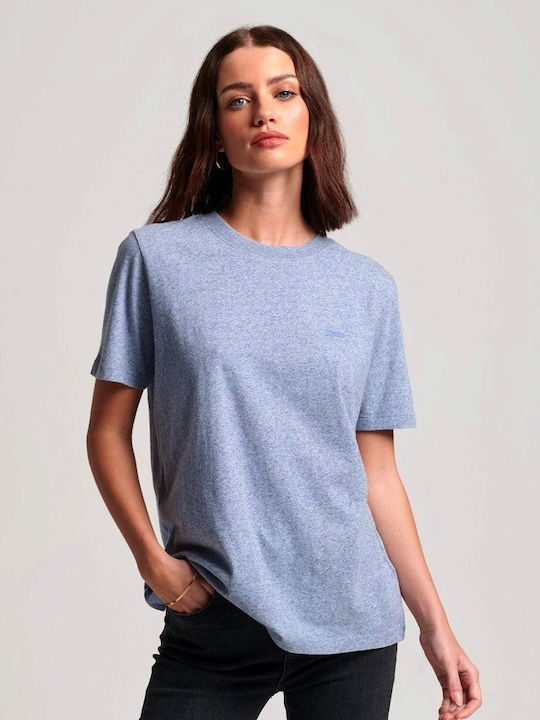 Superdry Damen T-Shirt Blau