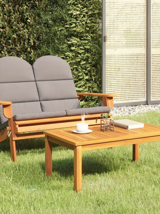 Garden & Outdoor Furniture Sets Sofa Set 2 Pieces Acacia with Pillows