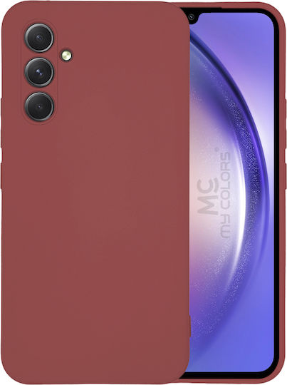Sonique Задна корица Силикон Бордо (Galaxy A34)