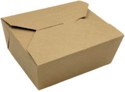 THalassinos Disposable Food Paper Box Kraft 17x14.5x7cm 50pcs