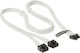 Seasonic 2x8-Pin PCIe - 12+4pin 12VHPWR Cable 0.75m Λευκό (SS2X8P-12VHPWR-600 / White)