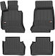 Frogum Set of Front and Rear Mats 4pcs Tray Type for Honda e 2016-2023 Multicolour / Black