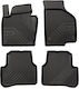 Frogum Set of Front and Rear Mats 4pcs Tray Type for Volkswagen Passat / Passat CC / Passat Alltrack Ford Edge 2008-2016 Black
