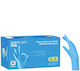 Bournas Medicals Soft Care Fine Fine Nitrile Examination Gloves Powder Free Blue 100pcs
