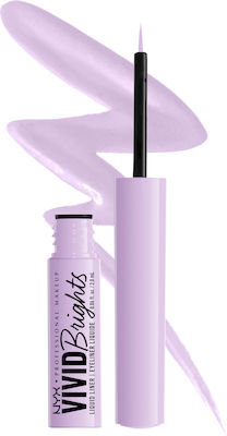 Nyx Professional Makeup Vivid Brights Πινέλο Eye Liner 07 Lilac Link 2ml