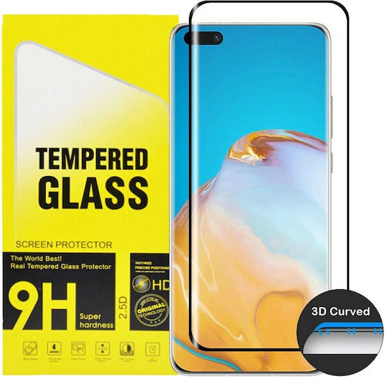 Ganzkörper Vollkleber Vollflächig gehärtetes Glas Schwarz (Huawei Nova 9 / Honor 50 5G)