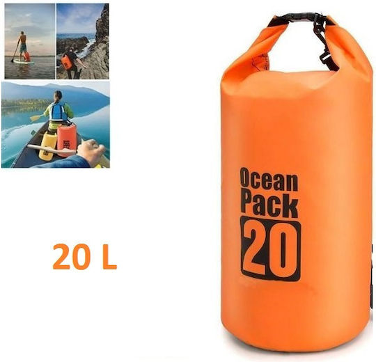 Ocean Pack Sac Uscat De Umar 20lt Portocaliu