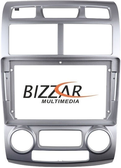 Bizzar DIN Fascia Panels 2 Din Compatible with Screen 9" for Kia Sportage 2005-2008