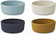 Liewood Παιδικό Μπωλ Φαγητού Iggy από Σιλικόνη Sea Blue Multi Mix 4τμχ