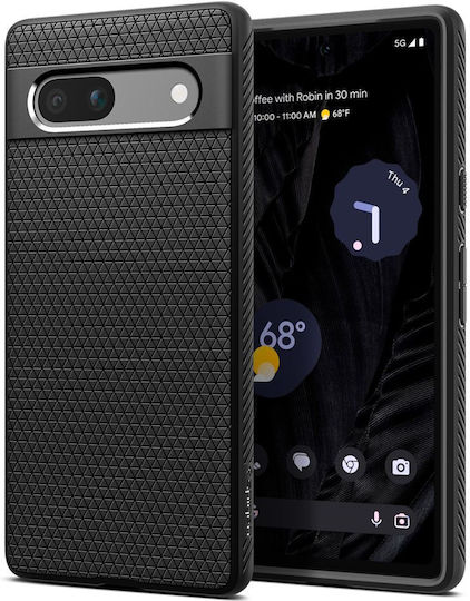 Spigen Liquid Air Задна корица Силикон матово черно (Google Pixel 7a)