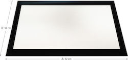 69100726 Резервен кристал за врата на фурна Съвместим с AEG 52x39см