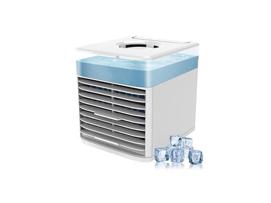 Mini-Klimaanlage USB Mit Wasser Und Beleuchtung 7.5W 14.5x17x16cm Weiß 16030
