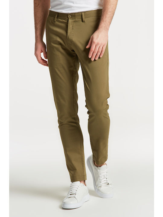Gant Pantaloni Chino cu Croială Slim Kaki
