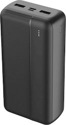 Maxlife MXPB-02 Power Bank 30000mAh with 2 USB-A Ports Black Maxlife MXPB-02 Power Bank 30000mAh with 2 USB-A Ports Black