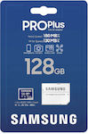 Samsung Pro Plus (2023) microSDXC 128GB U3 V30 A2 UHS-I με αντάπτορα