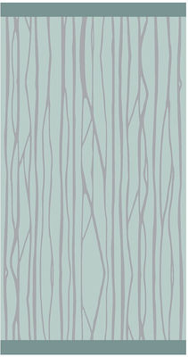 Melinen Minimal Stripes Πετσέτα Θαλάσσης Γαλάζια 160x86εκ.