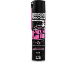 Muc-Off All Weather Lubrifiant Lanț Motocicletă 400ml