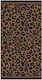 Melinen Leopard Πετσέτα Θαλάσσης Καφέ 160x86εκ.